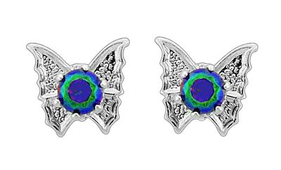 Earrings - Mystic Zirconia Stud Butterfly