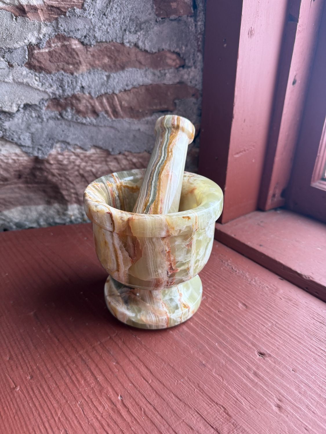 Onyx - Mortar/Pestle - 5"