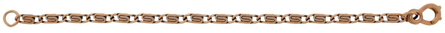 Copper Link Bracelet - Flat Link Light