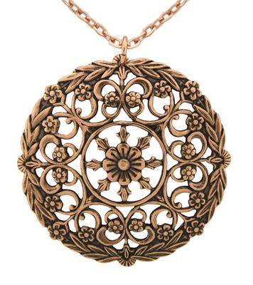 Copper Pend - Round Large