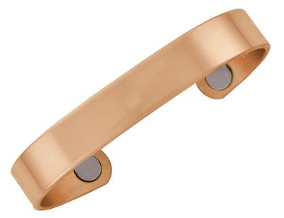 Copper Bracelet - Smooth Magnetic Medium