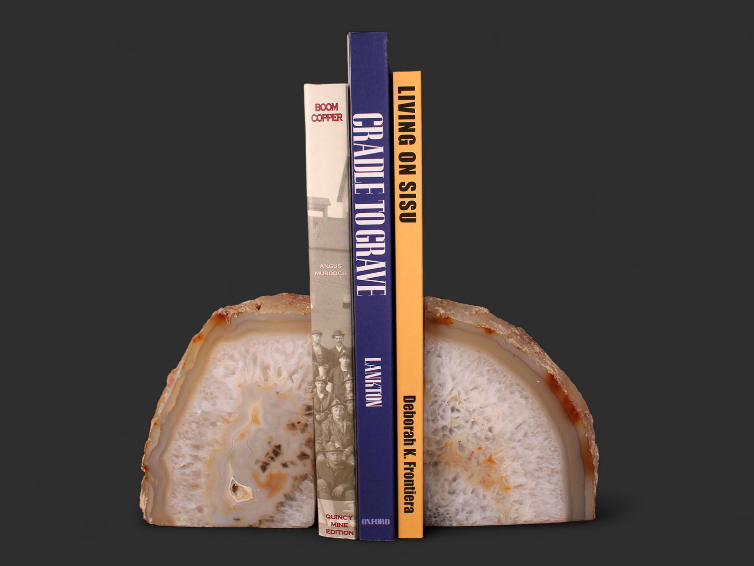 Agate Bookend Set 2.2-4.5 lbs