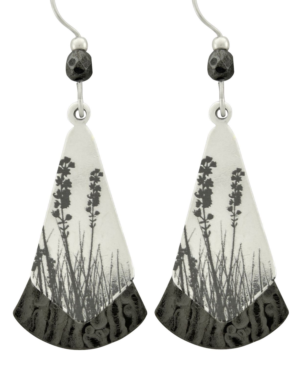 Earrings - Dangling Silver Pendulm