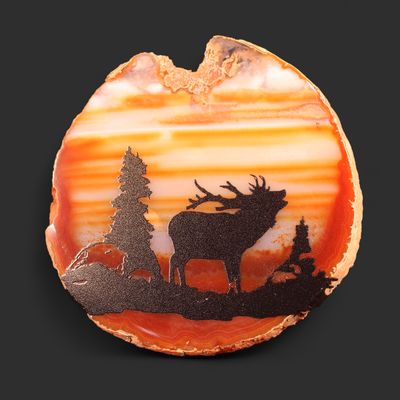 Elk Agate Slab