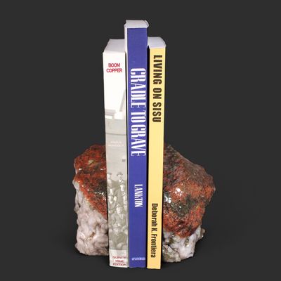 Copper Ore Bookend Set 4.5 lb