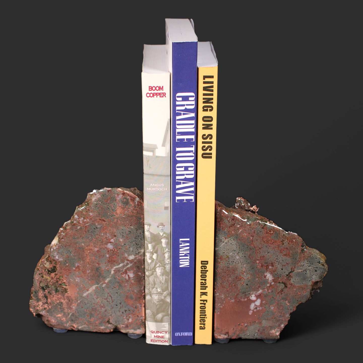 Copper Ore Bookend Set 5 lb