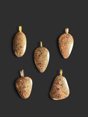 Copper Firebrick Necklace / M