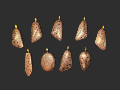 Copper Firebrick Necklace / L