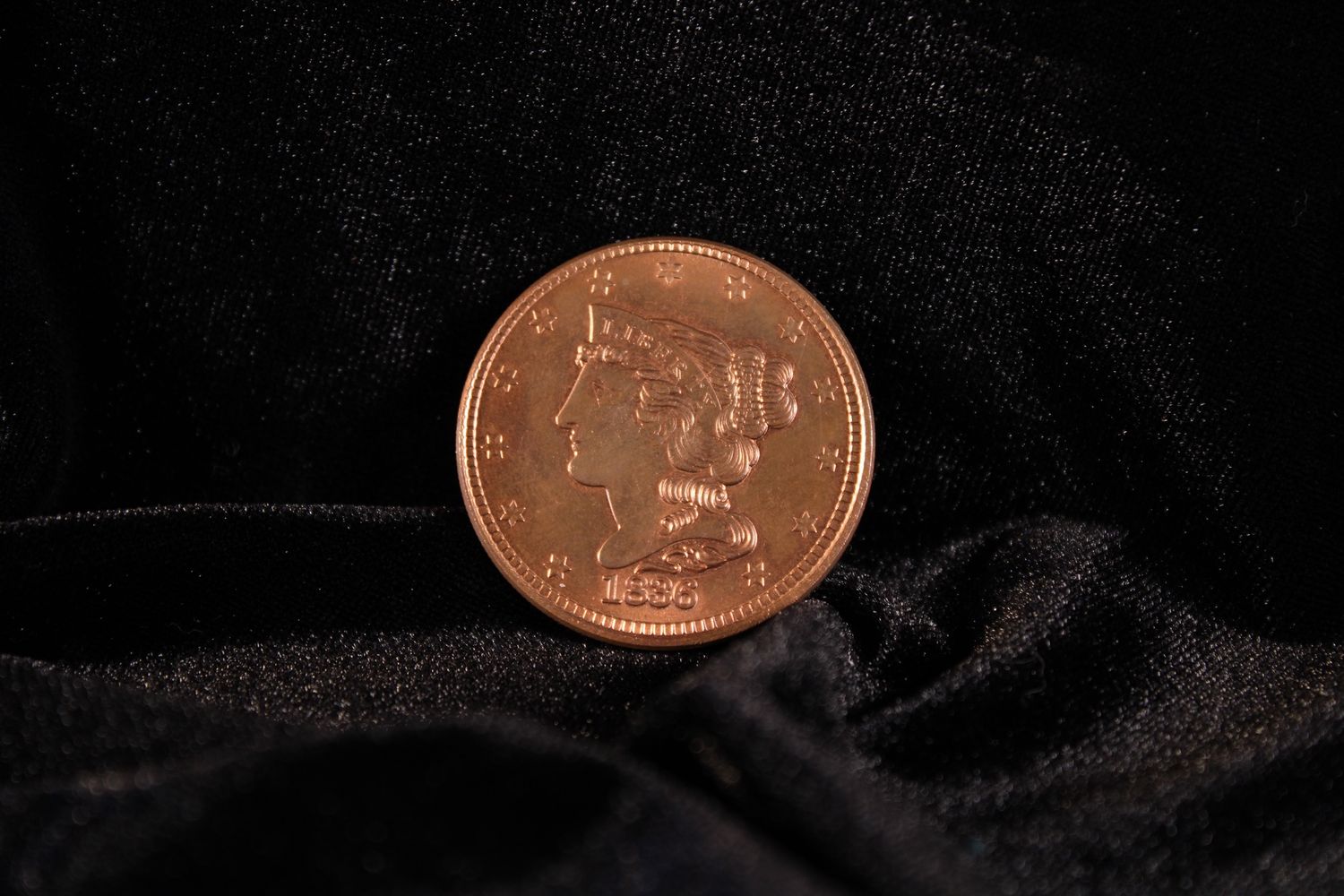 1836 Half Dollar Copper Coin