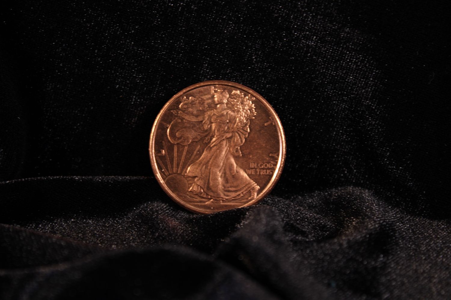 Walking Liberty Copper Coin