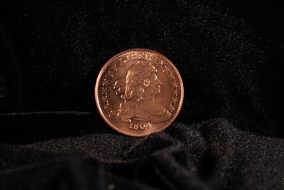 1804 Bowed Liberty Dollar Copper Coin