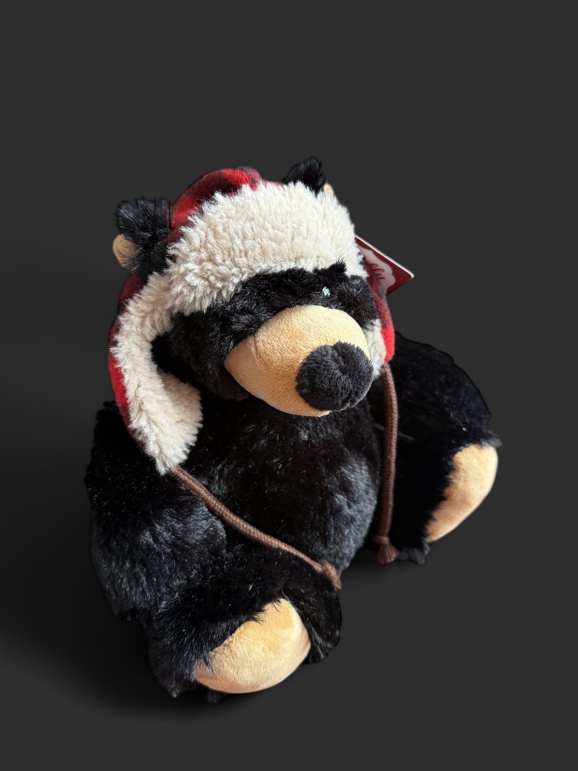Black Bear Duffy Flap Hat Plushie
