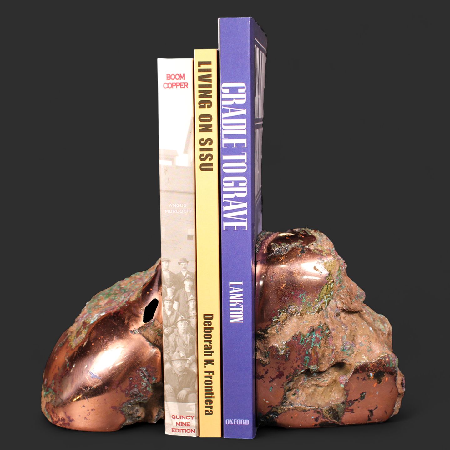 Float Copper Bookend Set 15.8 lb