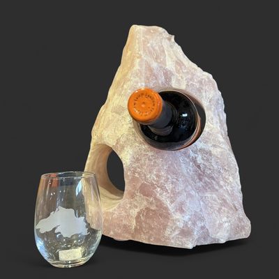 Rose Quartz Core Wine Rack