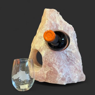 Rose Quartz Wine Rack