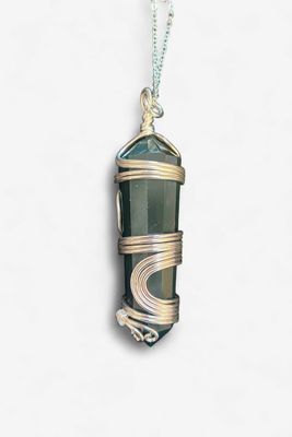 Silver Wire Wrapped Pendant 1