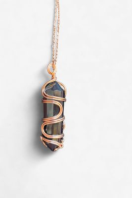 Copper Wire Wrapped Pendant 3
