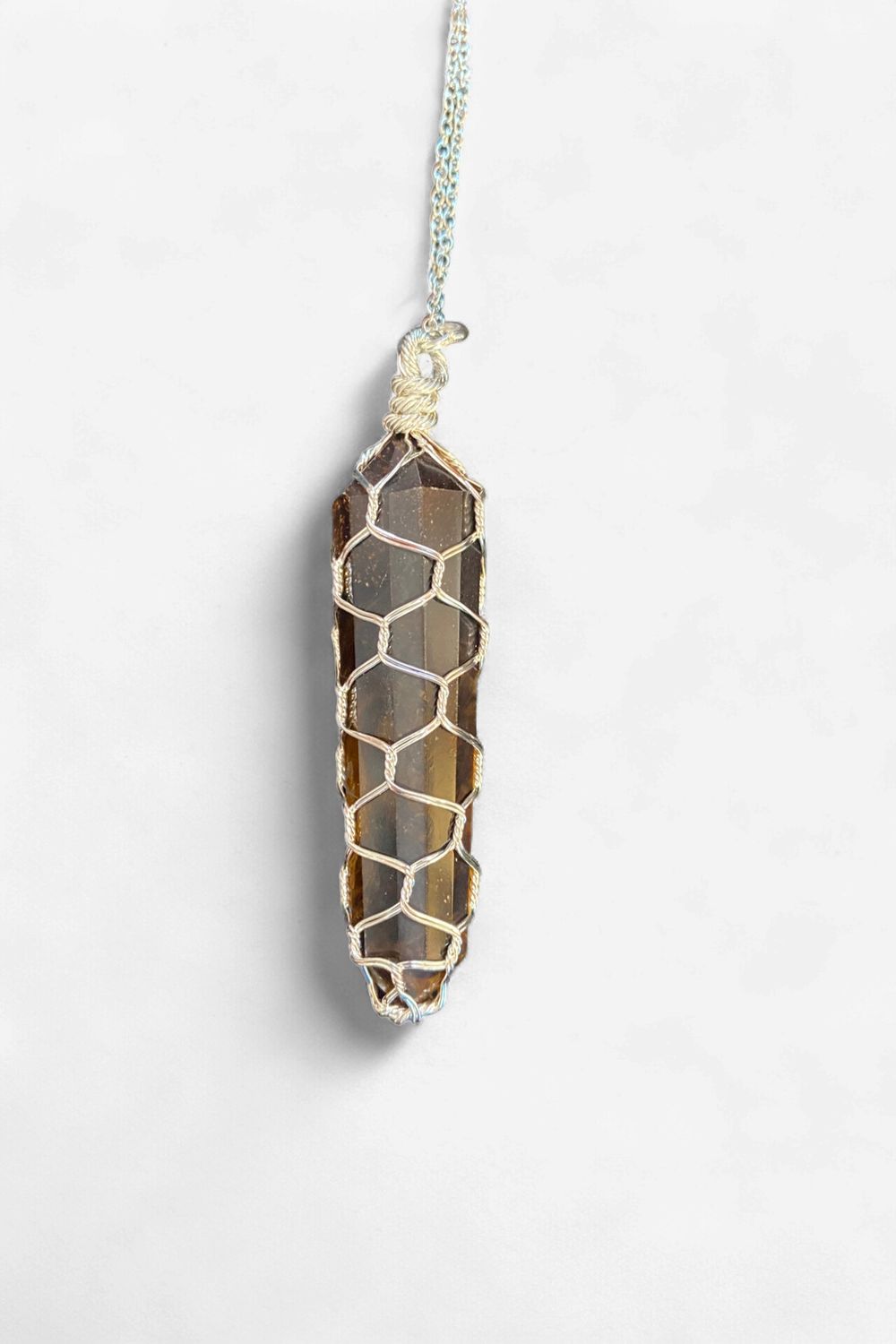 Silver Wire Wrapped Pendant 2
