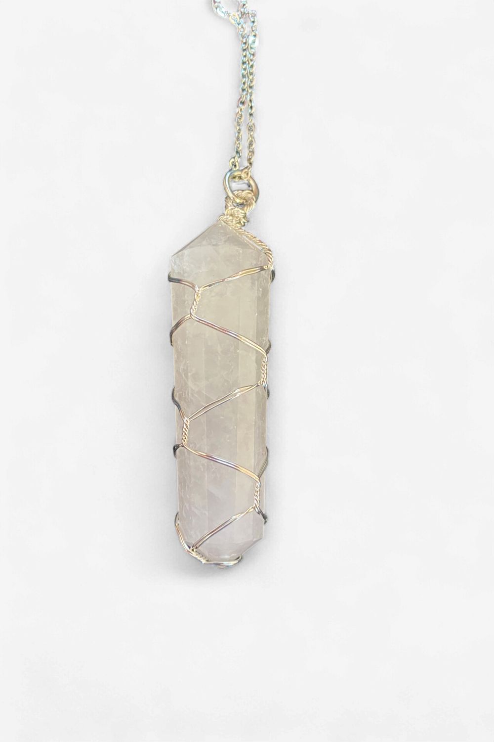 Silver Wire Wrapped Pendant 4