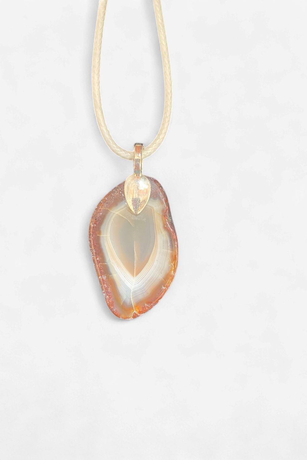 Agate Slice Necklace