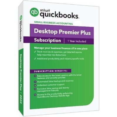 QuickBooks Premier Plus 2023 - 1 Year Subscription