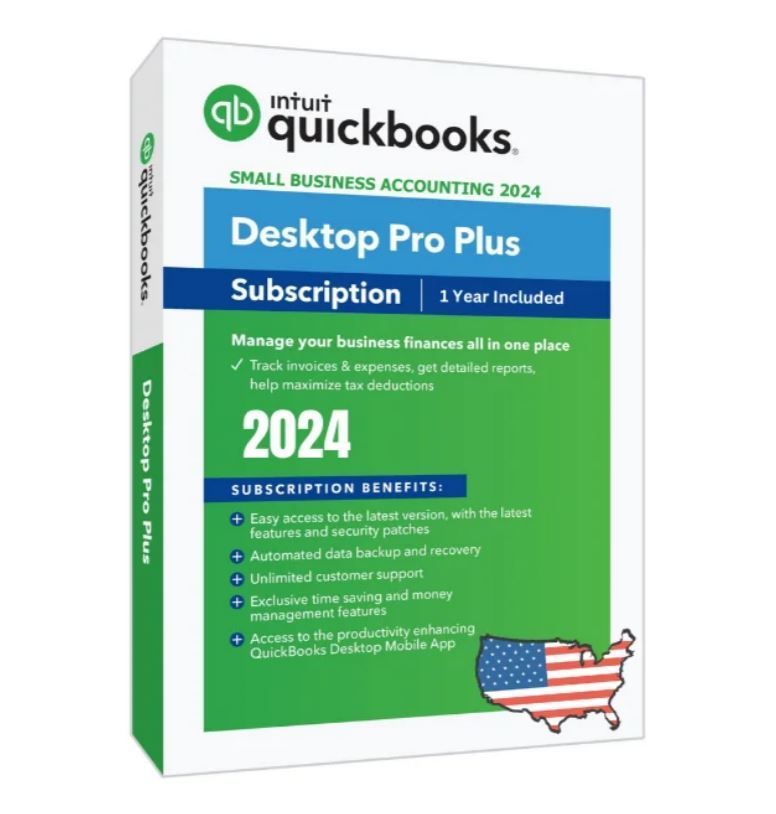 QuickBooks Pro Plus 2024 - 1 Year Subscription