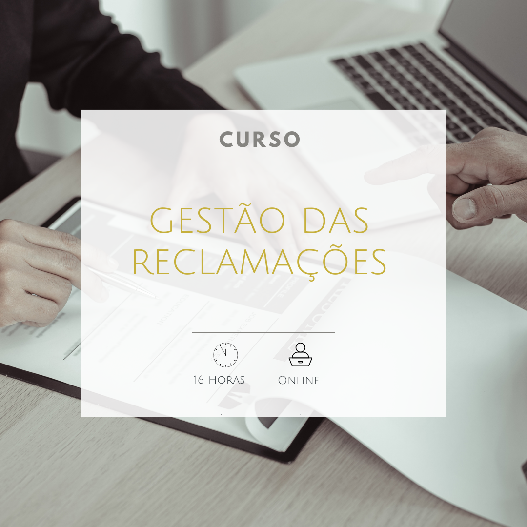 Curso de Gestão das Reclamações