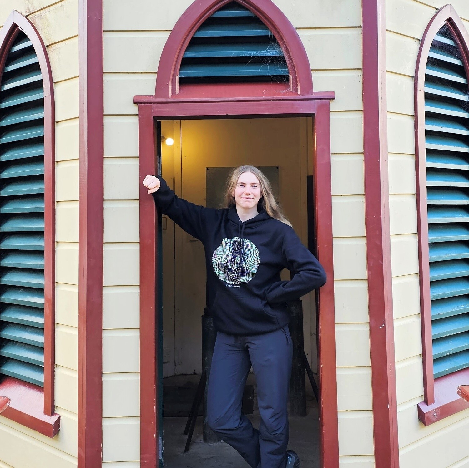 Tim Christie Art Hoodie Pīwakawaka
