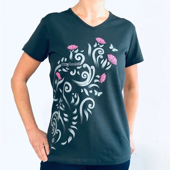 Women's Tee Pohutukawa 24VT