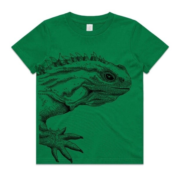 Tumbleweed Kids' Tee - Tuatara (Green), Size: 2