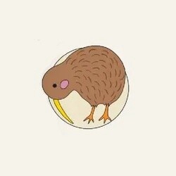 Moana Road Enamel Pins, Bird: Kiwi