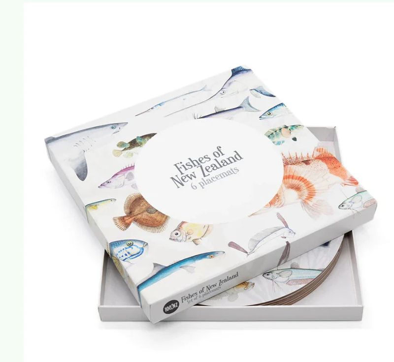 Placemats Set of 6 - NZ Fishes