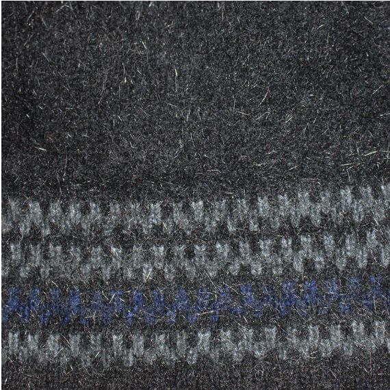 Lothlorian Urban Striped Beanie, Colour: Midnight Blue
