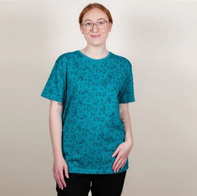 New Zealand Natives Tee - Teal