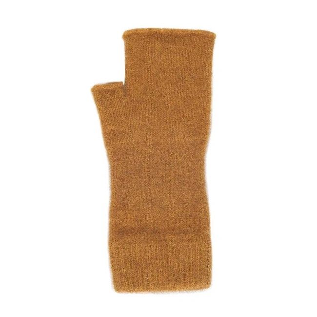 Lothlorian Plain Fingerless Mitten, Colour: Gold
