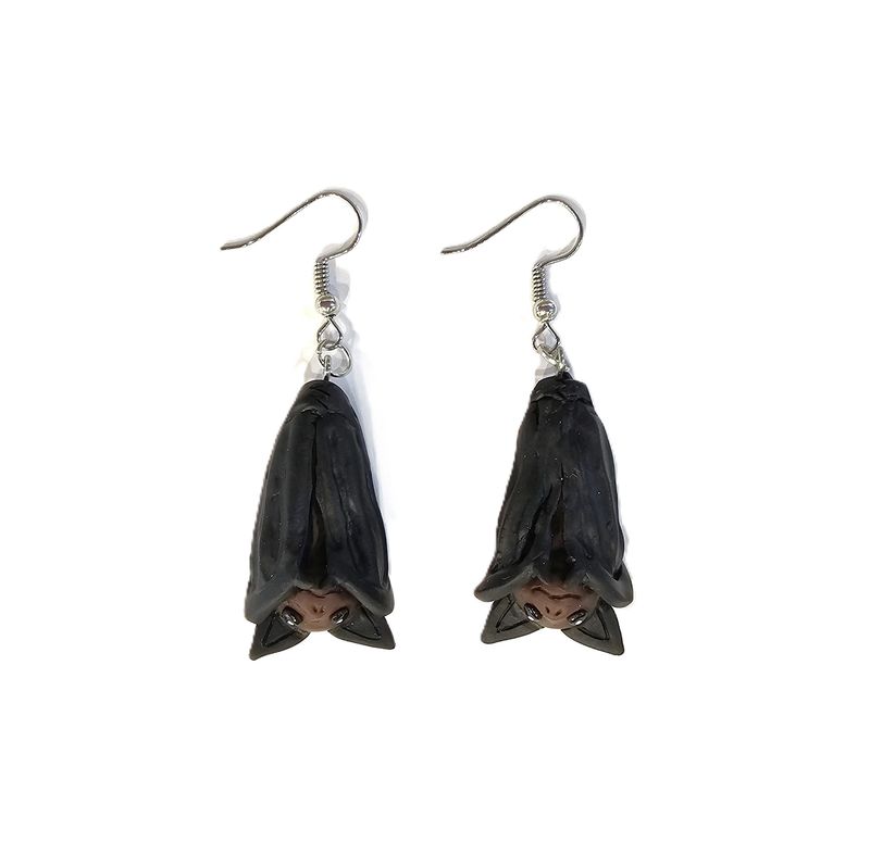 Clay Native Bird Earrings