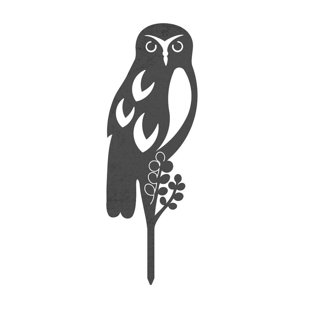 Corten Steel Garden Art, Style: Ruru/Morepork