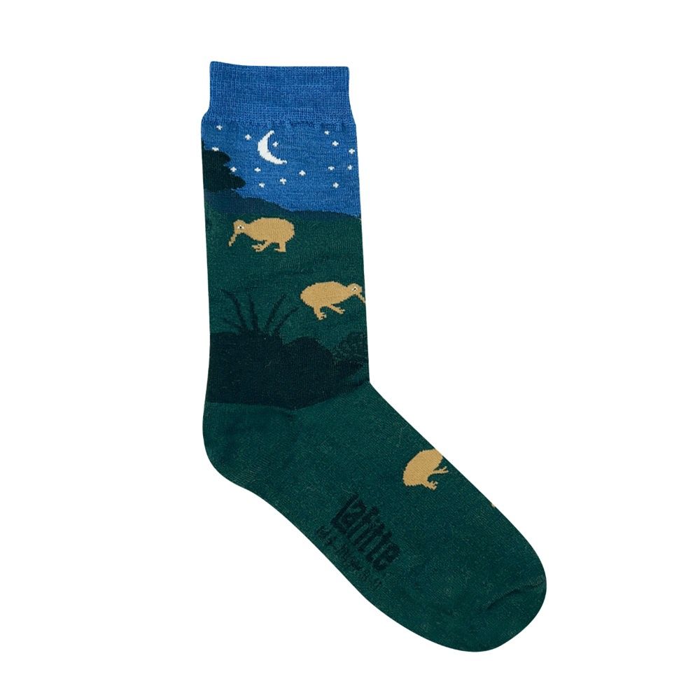 Night Kiwi Merino Wool Socks