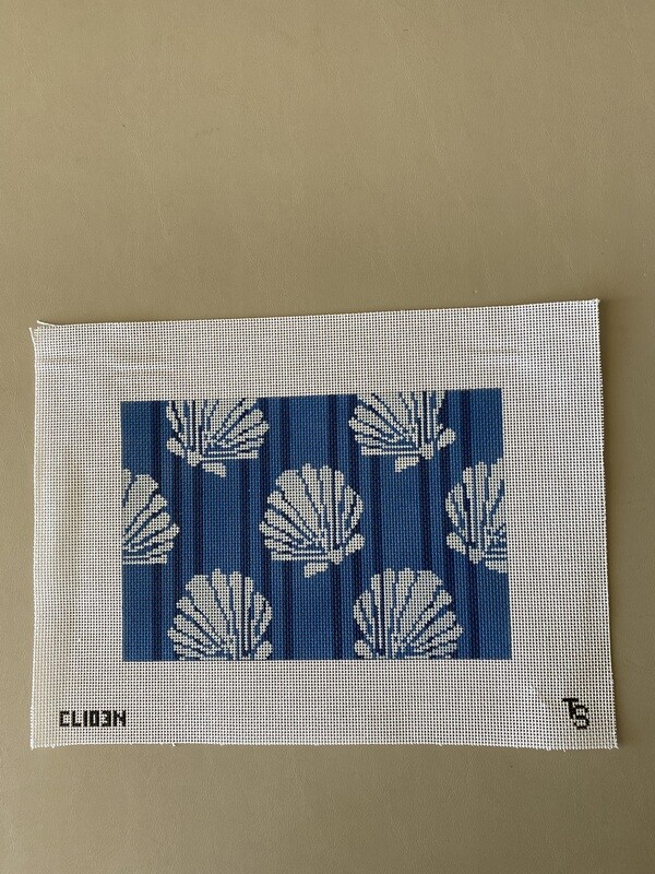Shells/ Blue Stripes - CL103N TS Collection - 13 mesh