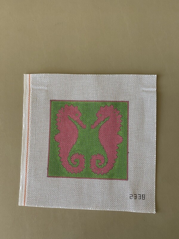 two seahorses pink - AP 2338