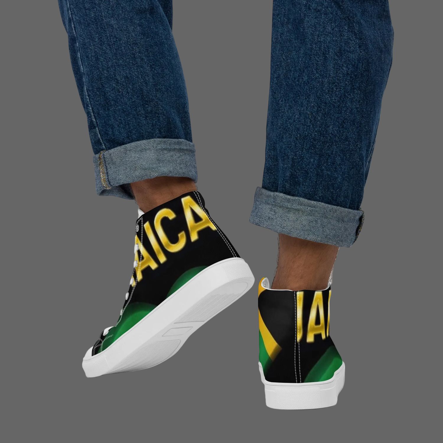 Men's high top  canvas  shoes