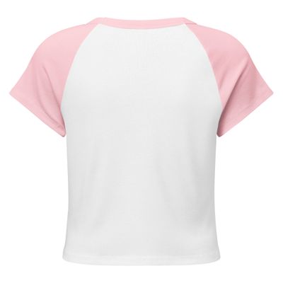 Women’s micro rib raglan baby tee
