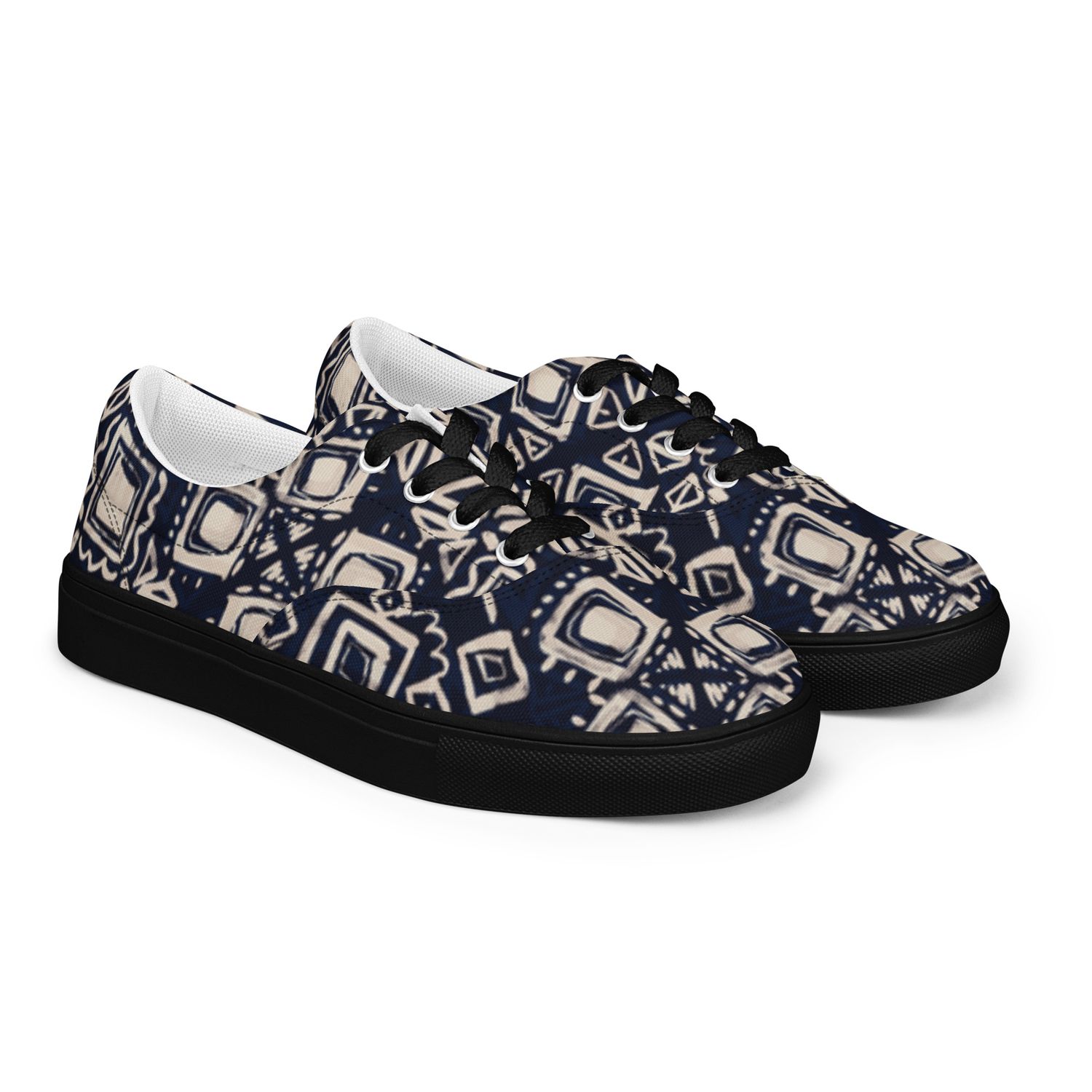 Men’s lace-up canvas shoes