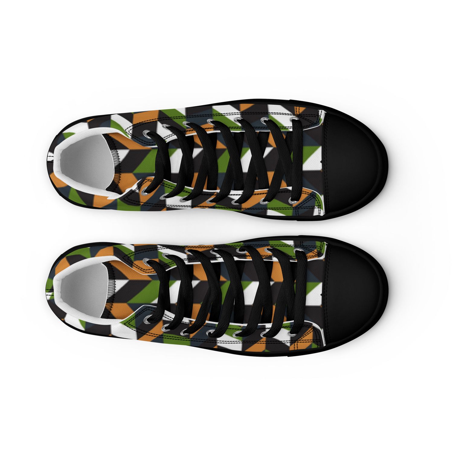 Men’s high top canvas shoes
