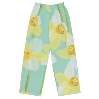 All-over print unisex wide-leg pants