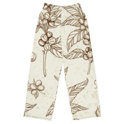 All-over print unisex wide-leg pants