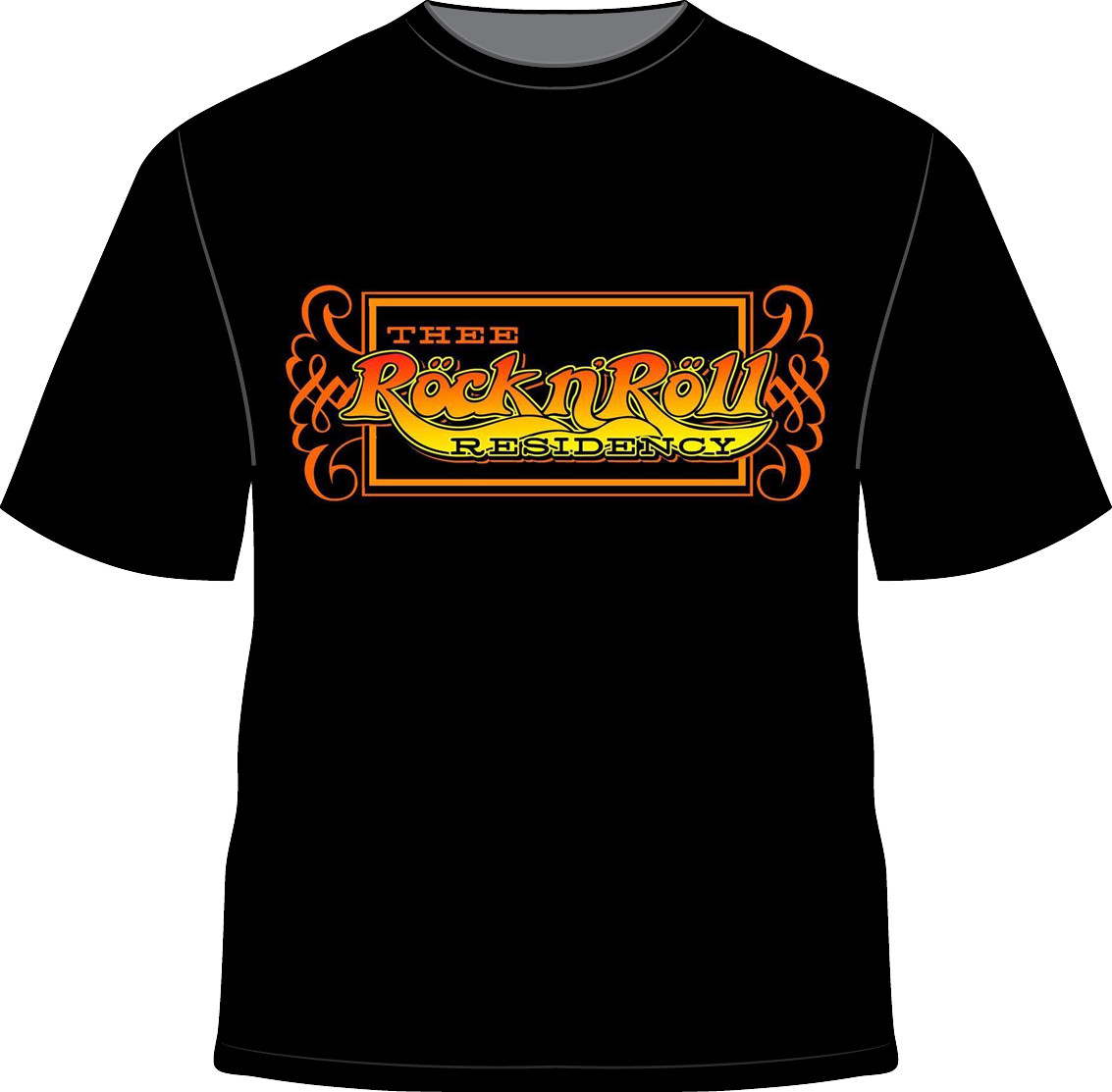 Thee Rock N' Roll Residency Official Logo T-Shirt Thee Rock N' Roll Residency Official Logo T-Shirt