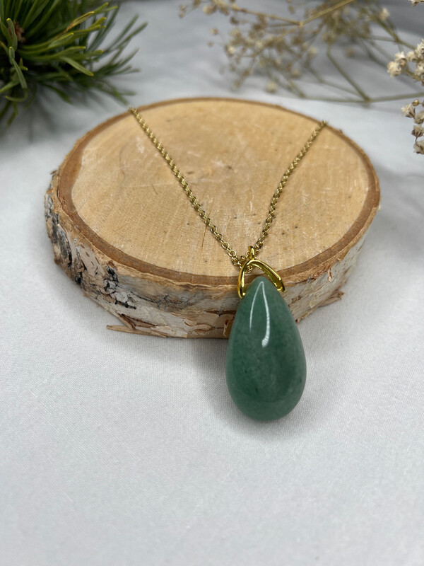 Collier Hera Aventurine verte