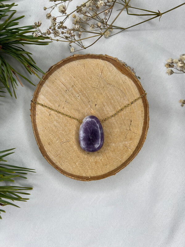 Pendentif Lepidolite
