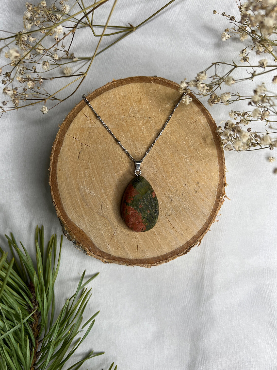 Pendentif Unakite